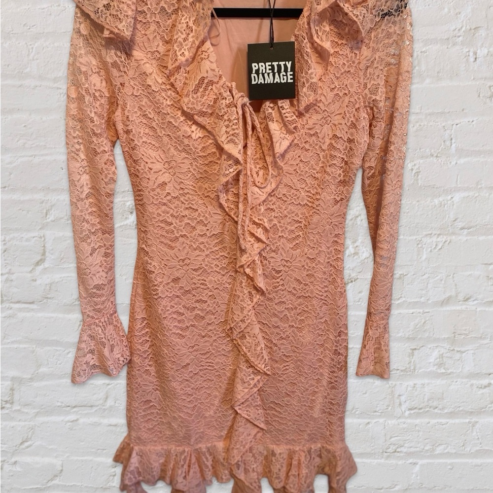 NWT Soft Pink Lace Dress